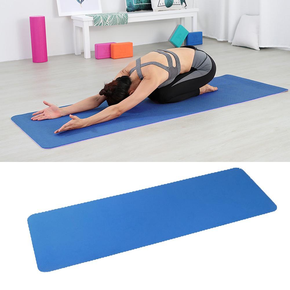 TPE Tasteless Non-slip Yoga Mats Fitness Body Building Pilates Pads