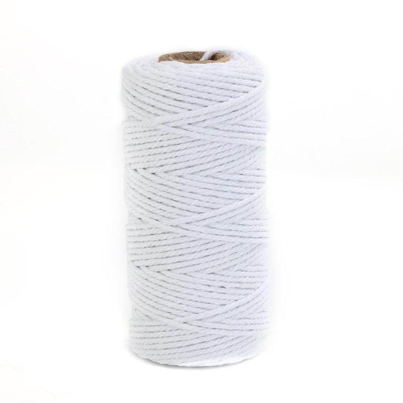 100m/roll Retro Natural Hemp Rope Jute Twine Burlap String Wrapping Cords Thread DIY Handmade Tying Thread Macrame Cord Rope