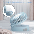 Mini Fan air conditioner portable fan usb rechargeable Air Cooler Hands-free Neck LEDLighting Function Desktop Fan Student Fan