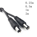 DC Power Plug 5.5 x 2.1mm Male To 5.5 x 2.1mm Male CCTV Adapter Connector Cable Wholesale Dropshipping