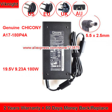 Genuine 19.5V 9.23A 180W Charger A15-180P1A A17-180P4A AC Adapter for Msi GS63VR 6RF GP62MVR GS65 STEALTH Laptop Power Supply