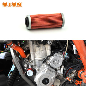 OTOM 2Pcs For KTM Oil Filter Cleaner Motorcycle Engine Oil Machine Filters For HUSQVARNA HUSABERG FC FE SXF XCW EXCF 250 350 450