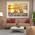 5D Diamond Painting Landscape Sunset Sea View Square/Round Embroidery Cross Stitch Kit Painting Mosaic DIY Home Decoration Gift