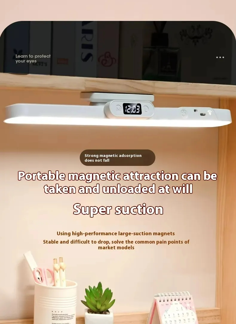 Modern Desk Lamp Magnet Charging Remote Control