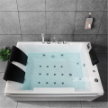 SR5D026 Double Bathtub Household Thermostatic Heating Surf Massage Bathtub Smart Acrylic Bathtub+Waterproof WIFI TV 110V/220V