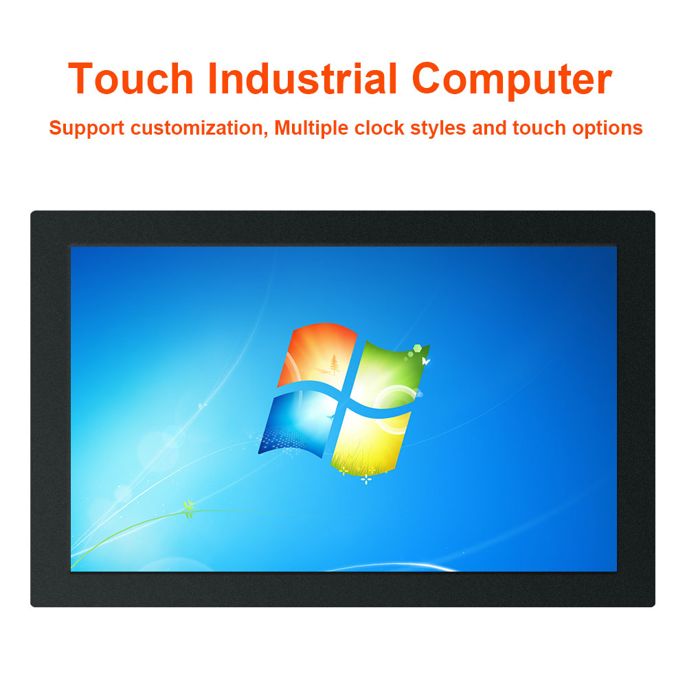 17" 19 inch Embedded industries desktop mini computer Celeron J1900 AIO PC with touch screen windows 10 pro WiFi RS232 com