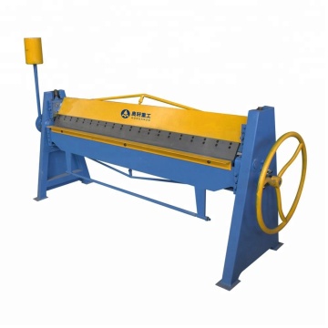 WS-1.2*3000 Quality the iron hand metal sheet folding machine,sheet metal manual folding machine