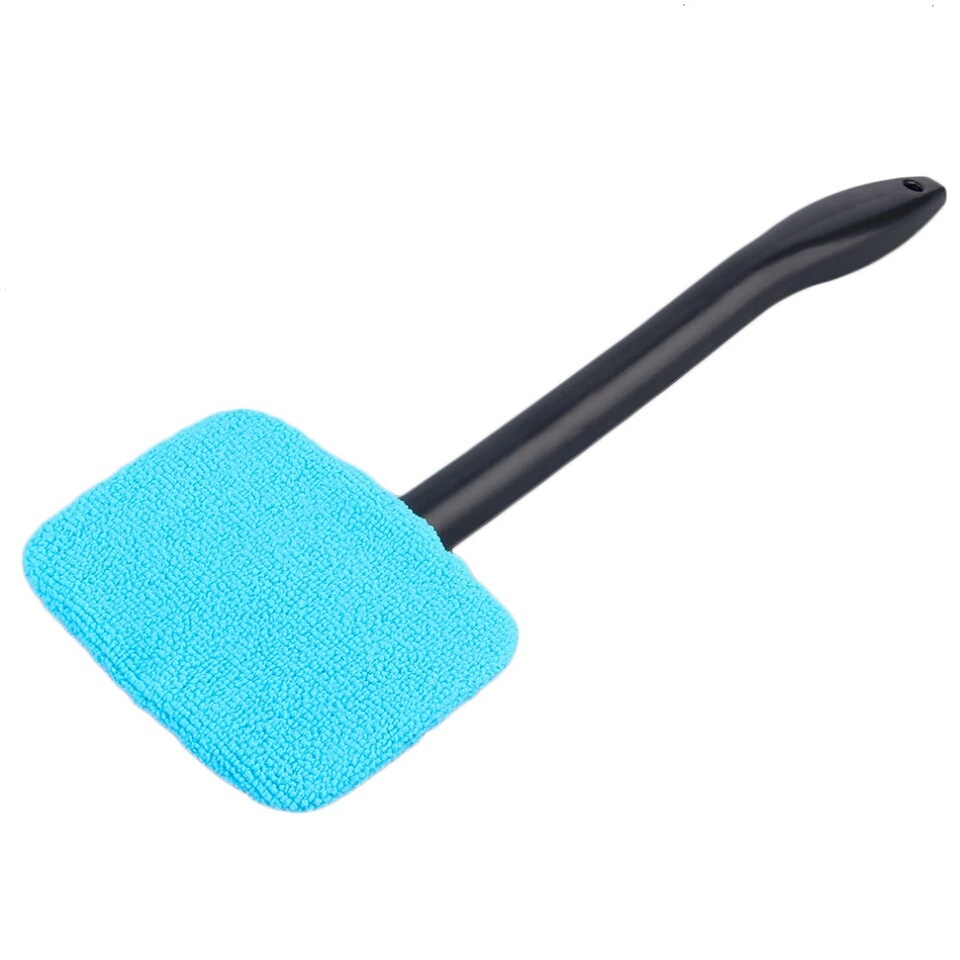Auto Window Cleaner Windshield Windscreen Microfiber Car Wash Brush Dust Long Handle Car Cleaning Tool Car Care Glass Towel