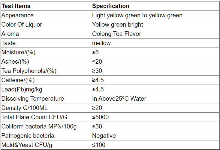 HERSONCARE Oolong Tea Powder - Quality Packaging