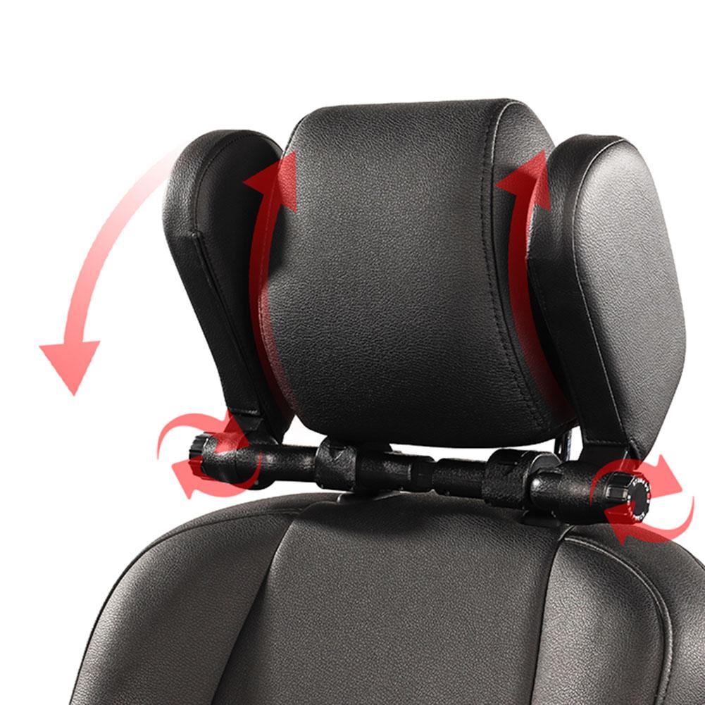Car Headrest Pillow Car Pillow Travel Rest Seat Neck Pillow Support Solution For Kids Pillow And Adults Auto Seat Head Cushion