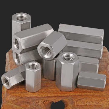 GB56304 stainless steel extension and thickening nut, hexagon connection nut, connection nut M5-M8 5PCS