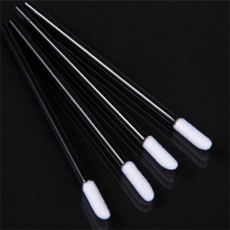 50pcs/100pcs Disposable Make Up Cotton Swab Lip Brushes Maquillage Lipstick Brush Gloss Cleaning Cosmetic Makeup Applicators