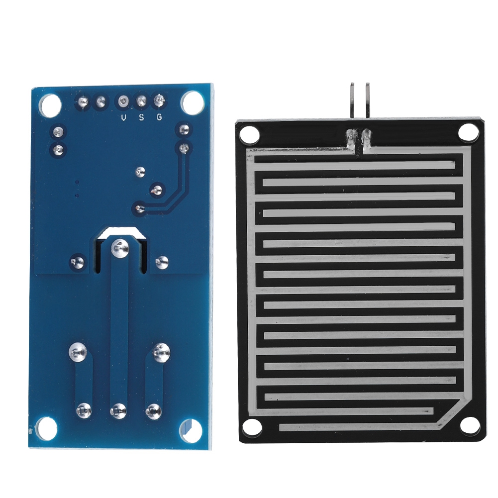 12V Rain Water Raindrops Detection Rain Sensor Module Relay Control Module Rain Water Sensor Module