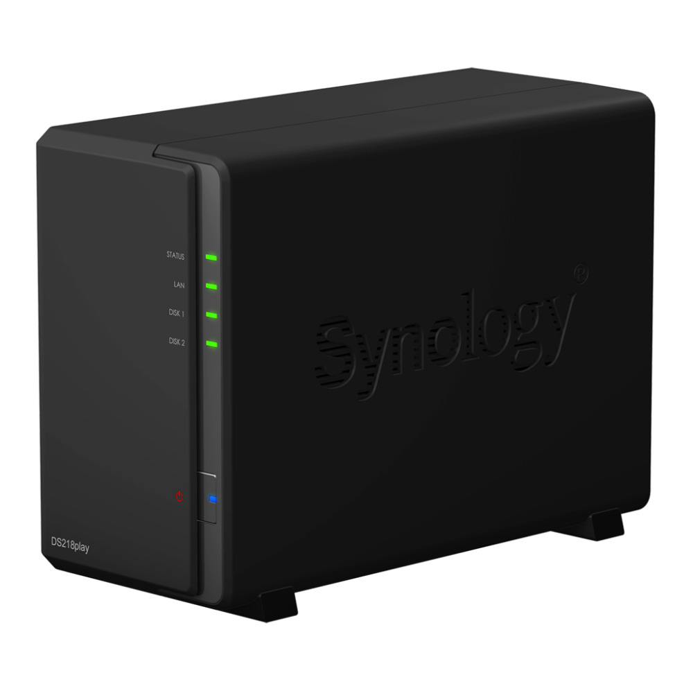 Synology NAS Disk Station DS218play 2-bay diskless nas Server nfs Network Storage Cloud Storage NAS Disk Station 2 year warranty