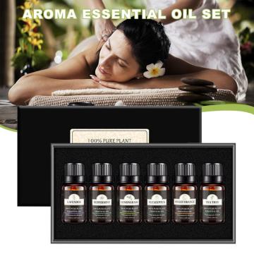 6Pcs Pure Natural Aromatherapy Essential Oils Kit Natural Aromatherapy Fragrance Humidifier Water Soluble Massage Essential Oil