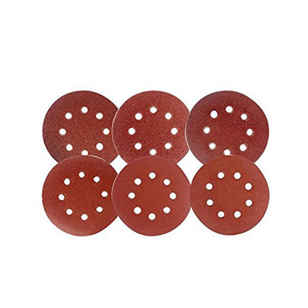 60PCS 5 Inch Sanding Discs Sandpaper Assorted 60 80 120 180 240 320 Grits For Power Ran Track Sanders