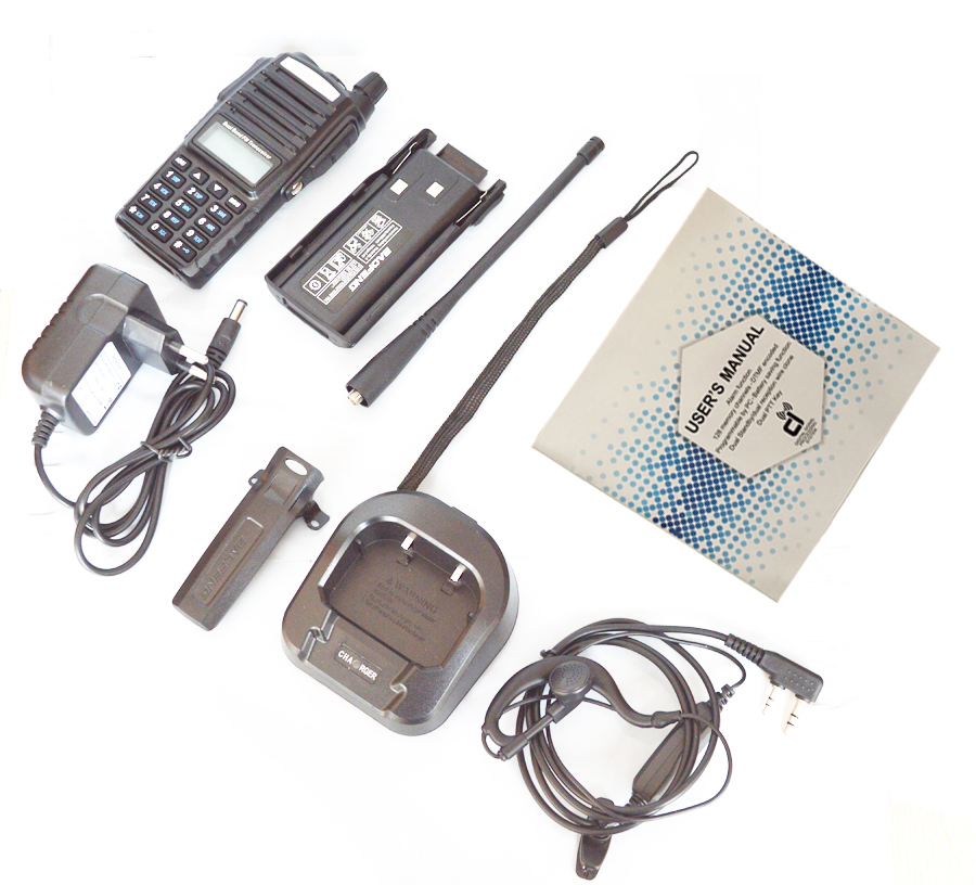 2pcs Baofeng UV-82 Plus 8W 10KM Long Range Powerful Walkie Talkie Portable CB vhf/uhf ptt two way Radio Amador 8 watts of UV82