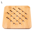 Bamboo Trivet Non-Slip Heat Resistant Hot Pot Holder Mat Pads Coffee Tea Cup Holder Table Decorative for Hot Pans Dishes Coaster