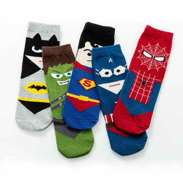 5pcs 2-8 years boys socks cotton kids socks hero kids Cartoon socks boys Straight Socks children Christmas Socks baby Socks