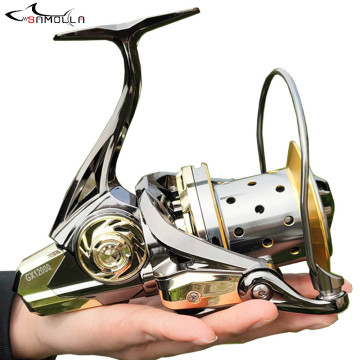 Sea Fishing Reel Full Metal Spinning Reels Carp 11+1BB Carretel Peche De La Carpe Fish Light Weight 600g Moulinet Peche En Mer