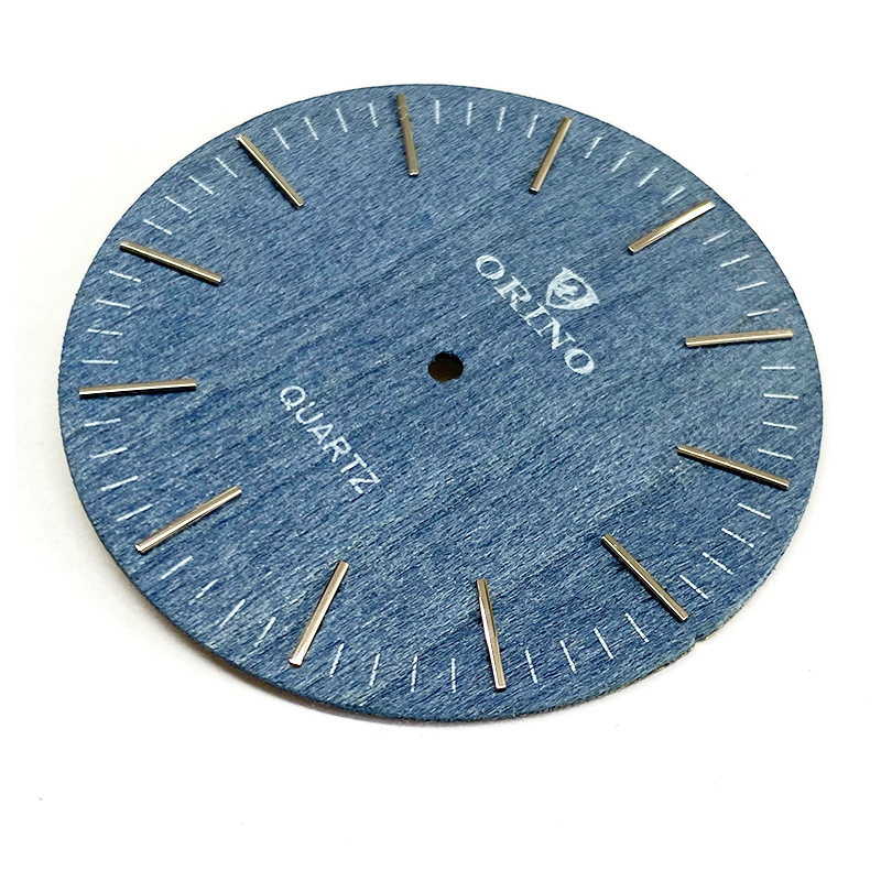 blue wood watch dials 
