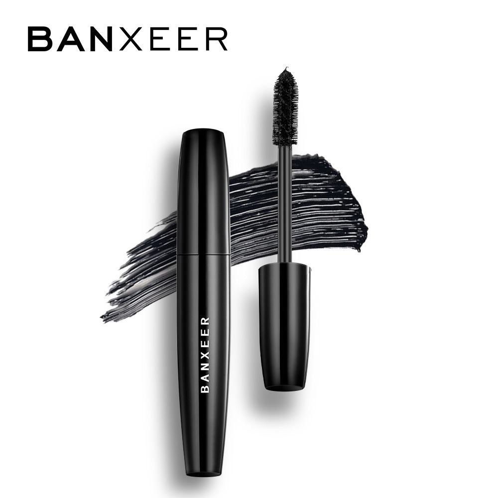 BANXEER 13ml Eyes Makeup Mascara 4D Silk Fiber Lash Mascara Waterproof Rimel 3d Mascara Extension Thick Long Curling Eyelash