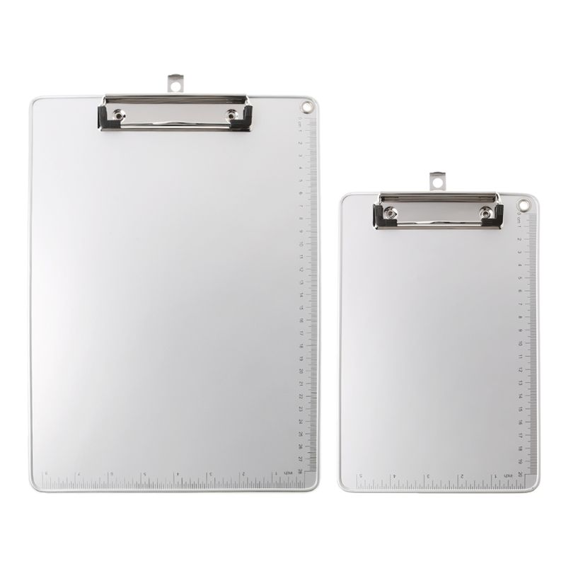 Portable A4/A5 Aluminum Alloy Writing Clip Board Anti-slip File Hardboard Paper Holder for Office School Stationery Supplies