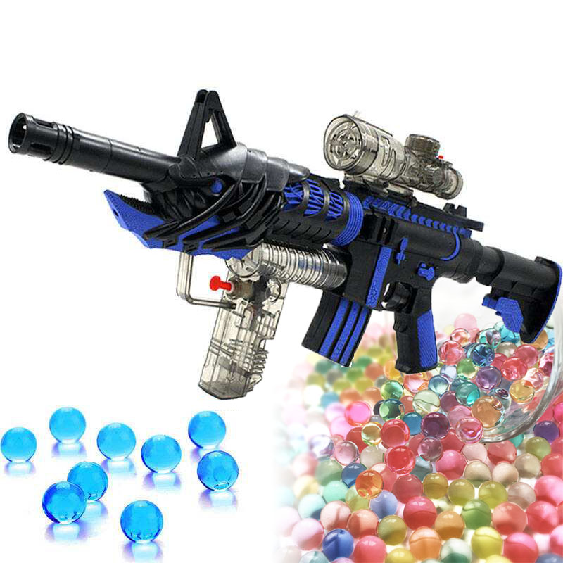 50000pcs/bag soft crystal water paintball gun bullet grow water beads grow balls water gun toys Children Toy Shooting
