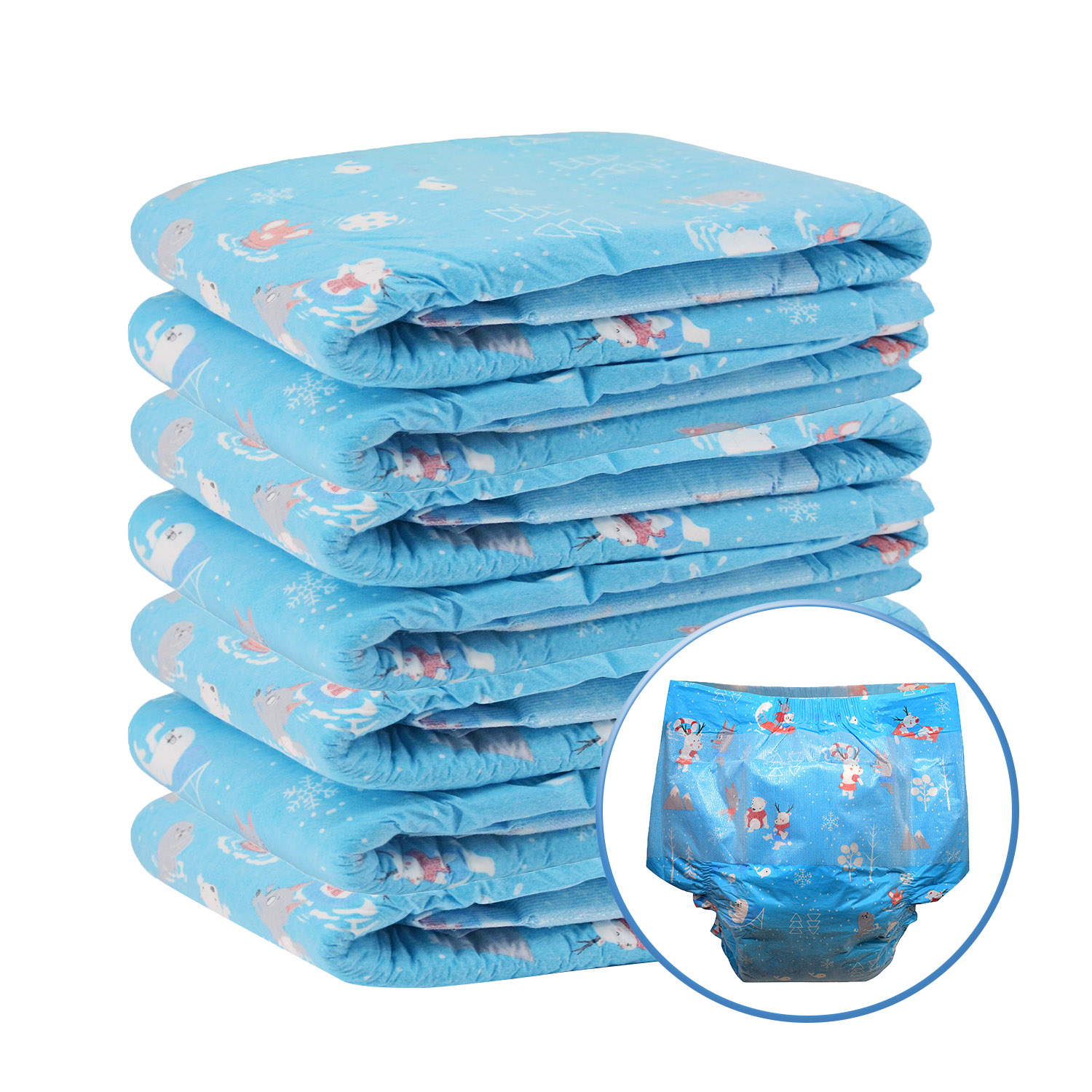 7pcs In A Pack ABDL Adult Diaper Large Size Weekly Diaper 6000ml Absorbtive DDLG Daddy Dummy Dom