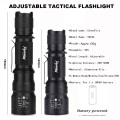 Alonefire TK104 XM-L2 LED Zoom Professional Tactical flashlightlamp Airsoft Rifle Shot Gun Outdoor Hunting Powerful Torch light