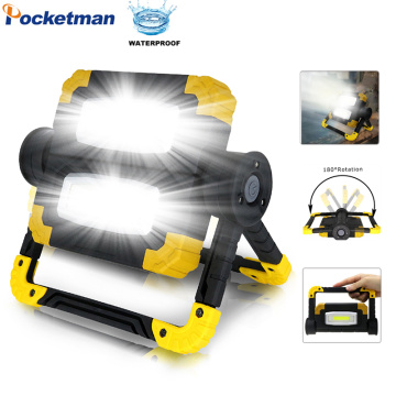 Led Portable Spotlight Searchlight Led Work Light 150W Led Waterproof Work Light use 4*AA Battery For Repairing Camping