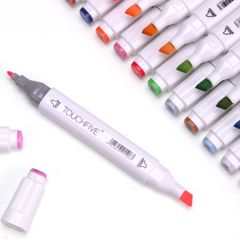 Touchfive 30/40/60/80/168Color Art Marker Pen Oily Alcoholic Dual Headed Artist Sketch Markers for Animation Manga Design