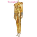 Wonder Woman 1984 Diana Prince Cosplay Costume Carnival Halloween Outfit Superhero Costume WW84 Diana Prince Battle Suit Gold