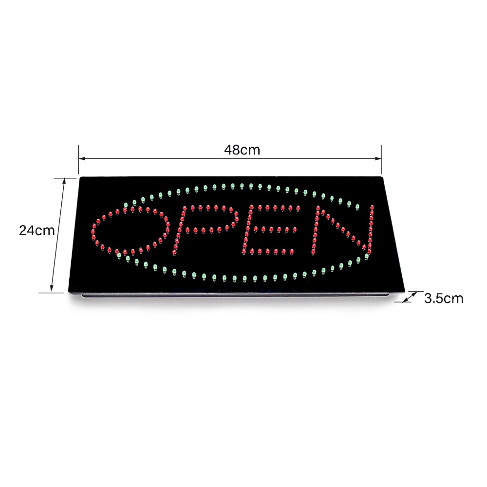 Animated LED Open Sign Advertising Light Board Mall Bright Animated Sports Neon Commercial Billboard with US EU UK Plug