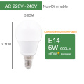 Bulb 6W No-Dimmable