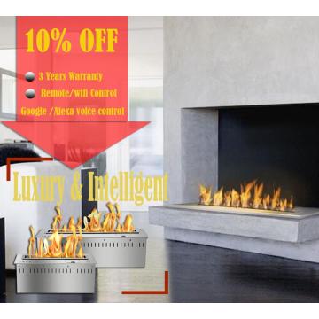 Inno-Fire 48 inch automatic indoor fireplaces bruleur ethanol wifi