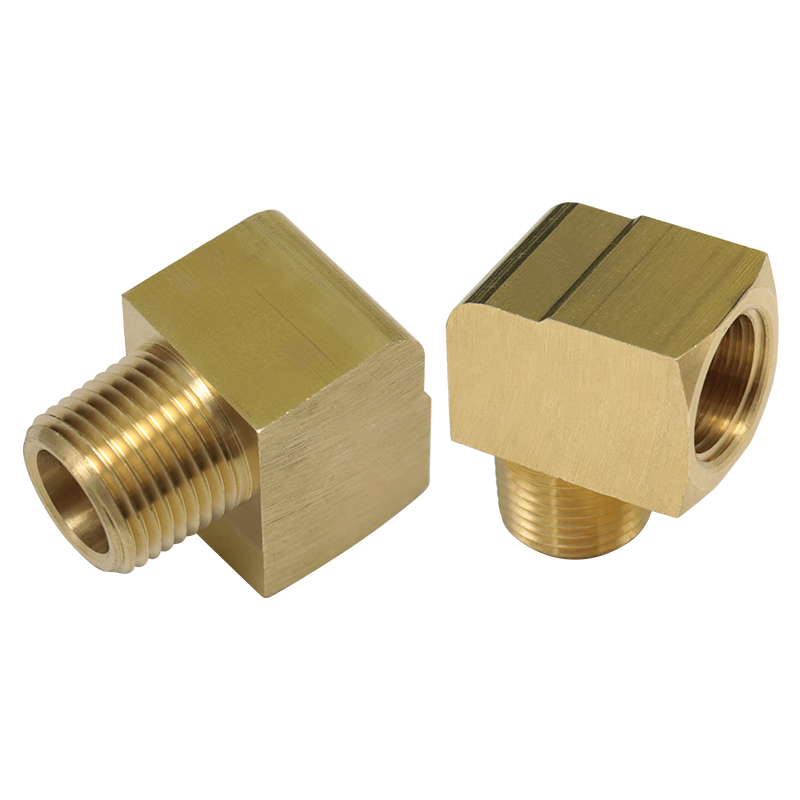 2pcs 1/8" 1/4" 3/8" 1/2" Hose Pipe Fitting 90 Degree Brass Street Elbow with NPT Thread (Model 3400)
