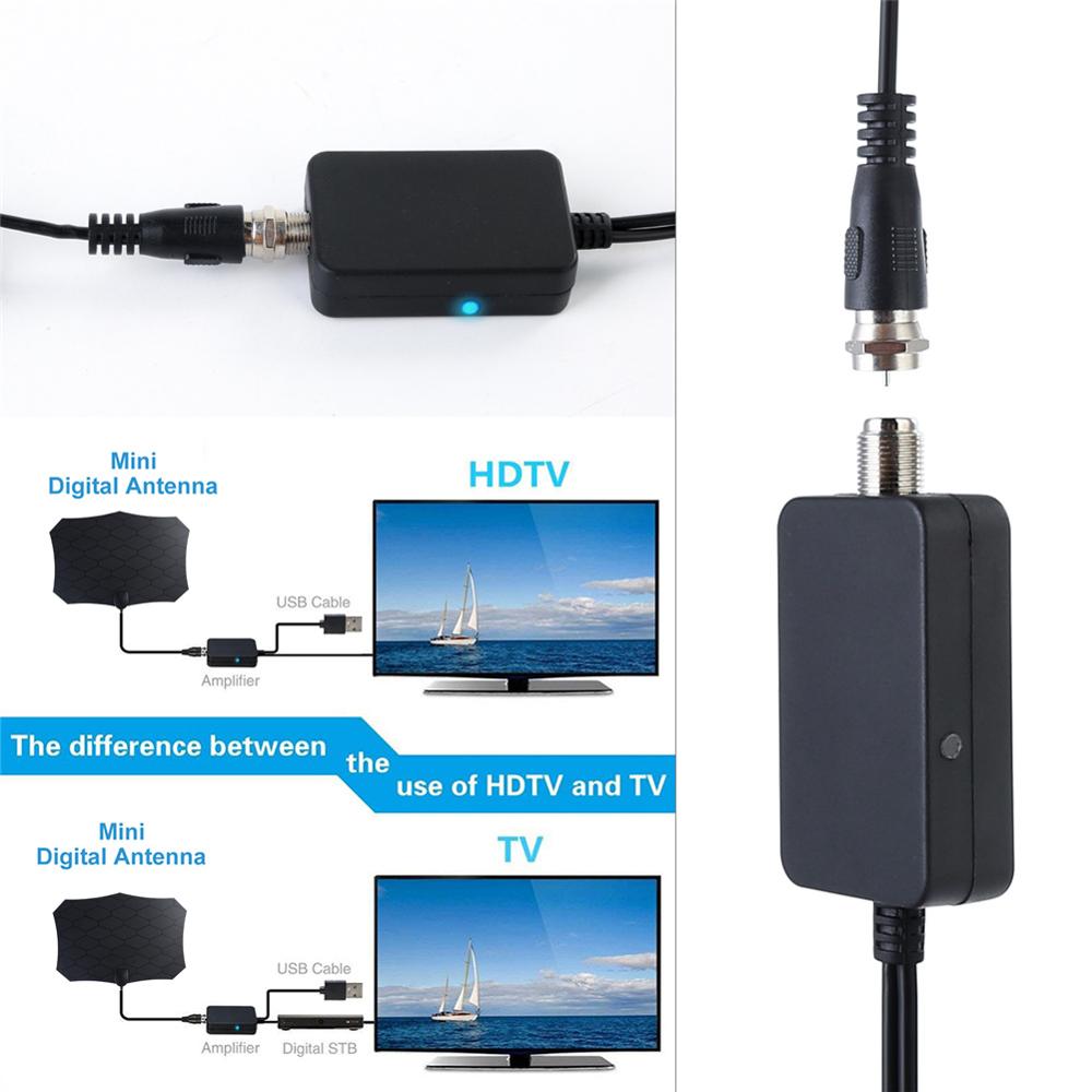 Digital Indoor HDTV antenna tv digital Satellite Ground Receiver TV Antenna Amplifier Signal Booster DVB-T2 ATSC wholesaler