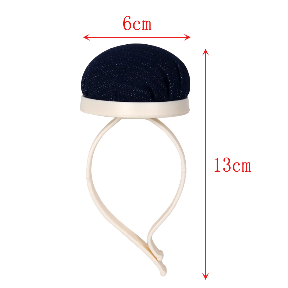 D&D Cross Stitch Needle Pincushion Sewing Pin Cushion Button Wrist Strap Holder DIY Home Tailor Craft Sewing Accessories