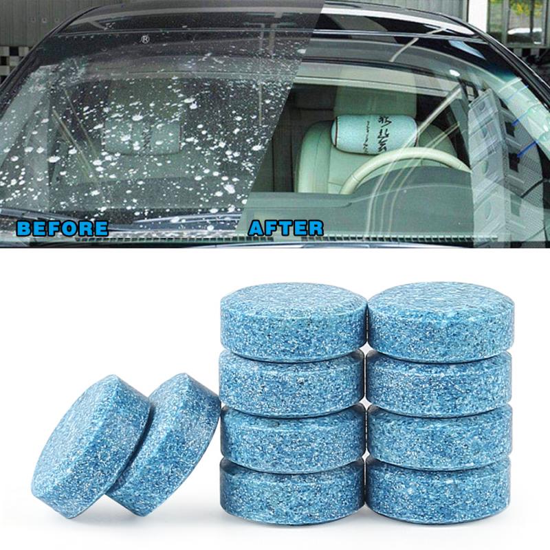 10/20 Pcs Multifunctional Effervescent Tablets Car Windshield Cleaner Universal Cleaning Tool For Toilet Kitchen Household