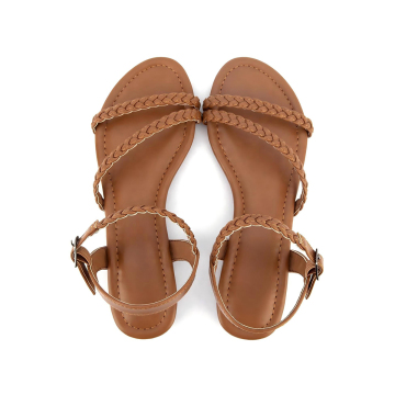 Women's open-toe woven back sandals