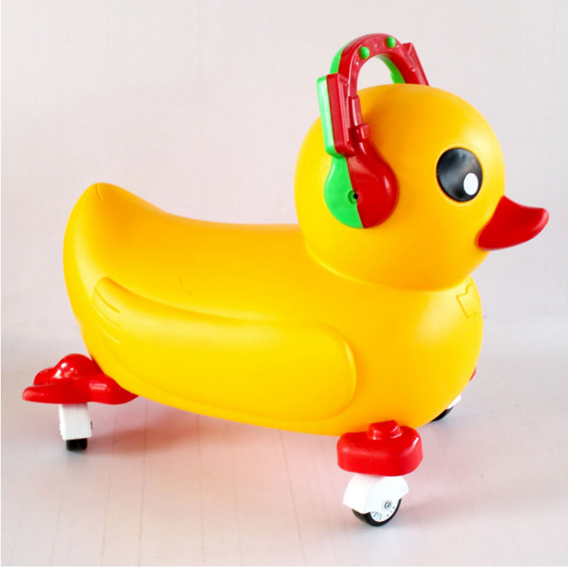 Ride on Animal Yellow Duck toys for kids outdoor sports baby Christmas Toys free shipping