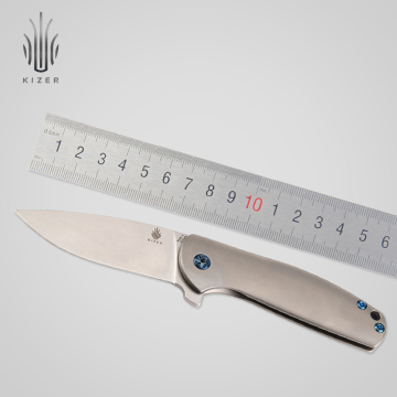 Kizer EDC Knife Ki3471 Gemini Hunting Survival Knives Minimalist Design Mini Folding Knife Outdoor Portable Tools