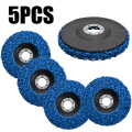5Pcs 125mm Poly Strip Disc Abrasive Wheel Paint Rust Removal Clean For Angle Grinder Grinding Wheel Accesssories