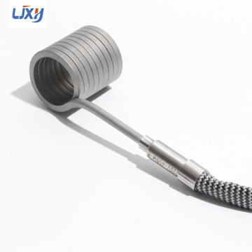 LJXH 20mm Electric Hot Runner Spiral Coil Nozzle Band Heaters with K Thermocouple 3x3 Cross Section