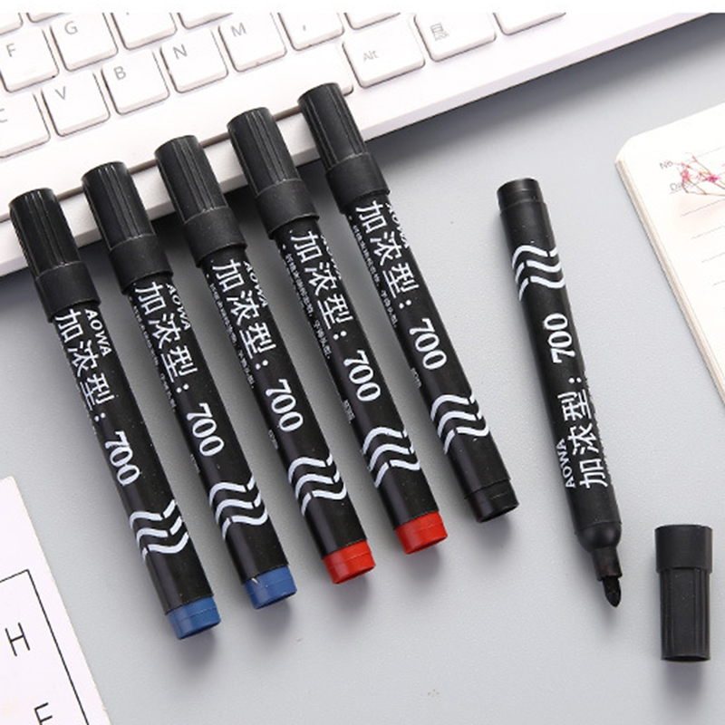 Waterproof Permanent Paint Marker Pen For Paper Metal Glass Marking Pen Office School Supplies Large Capacity Pen Office Supplie