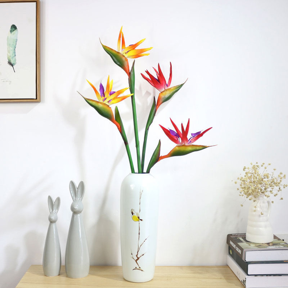 Artificial Flower Bird Of Paradise Fake Plant Silk Strelitzia Reginae Home Decor Artificial & Dried Flowers Hot