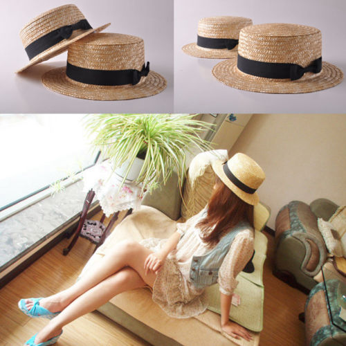 Summer New Women Girls Lovely Boho Sunhat Family Matching Beach Straw Hats Wide Brim Foldable Cap Travel Outdoor Casual Hats