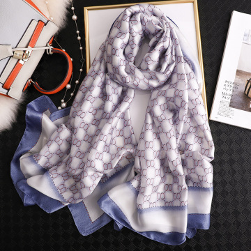 Luxury Silk Scarf Women Foulard Shawls and Wraps Print Pashmina Lady Spring Beach Scarves Bufanda 2020 New