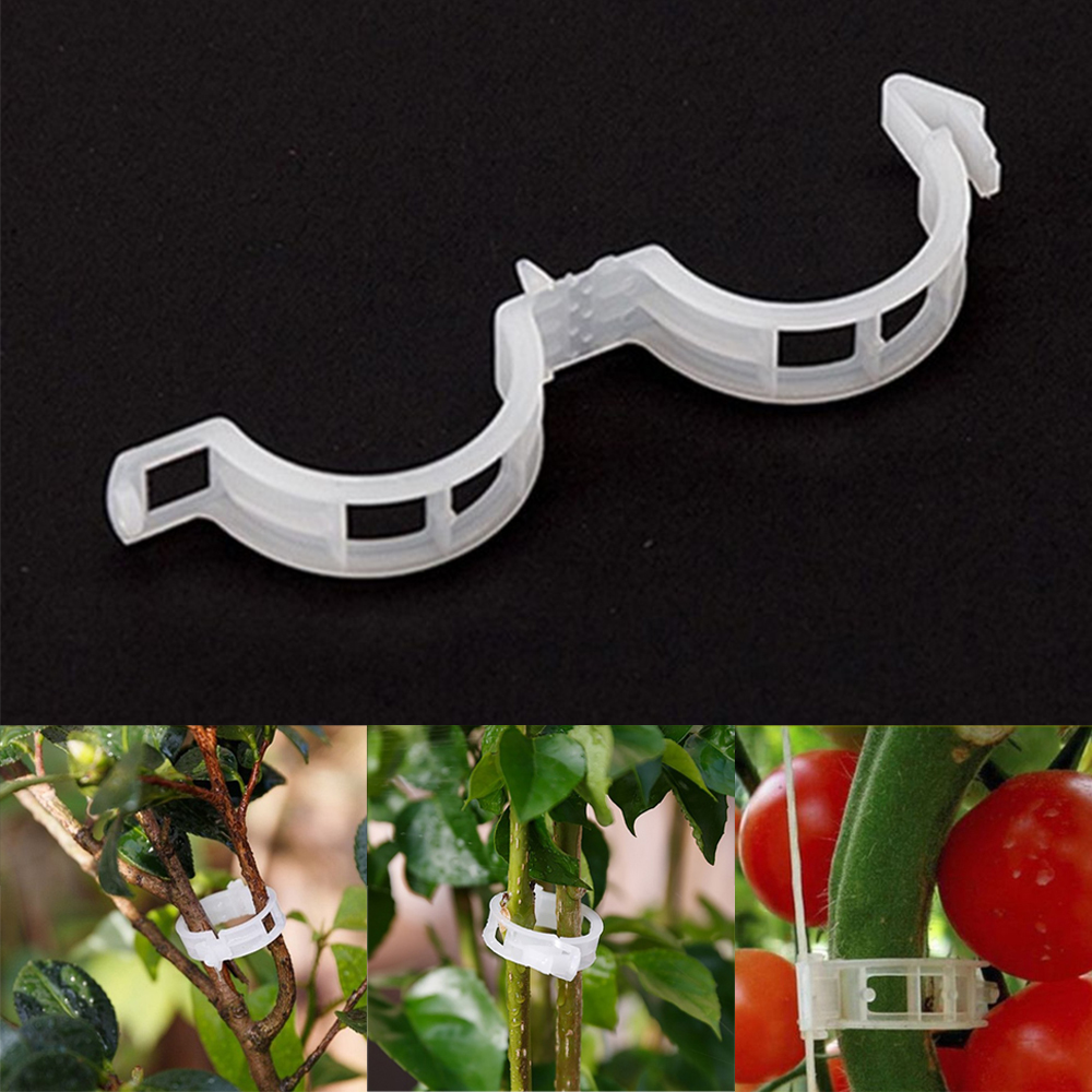 Durable Plastic Plant Support Clips For Types Plants Hanging Vine Garden Greenhouse Vegetables Garden Ornament